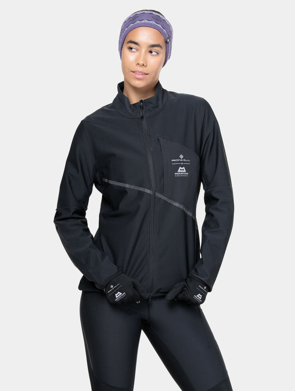 Ronhill Women's Tech GORE-TEX® Windstopper Jacket R009 All Black