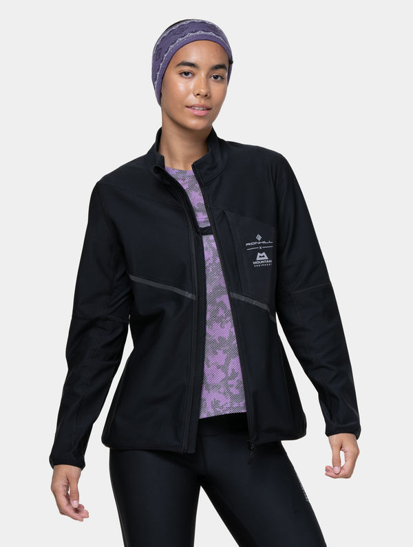 Ronhill Women's Tech GORE-TEX® Windstopper Jacket R009 All Black