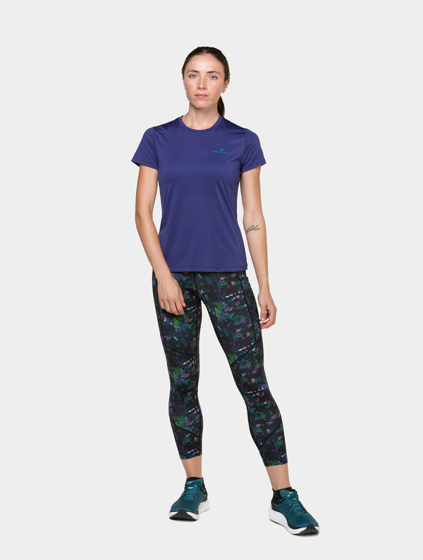 Ronhill Women's Tech S/S Tee 01202 Deep Ocean/Marine