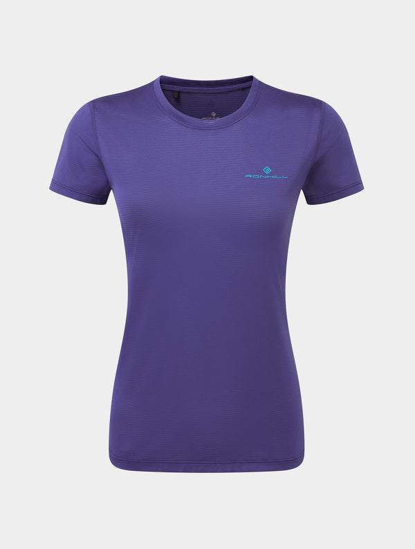 Ronhill Women's Tech S/S Tee 01202 Deep Ocean/Marine
