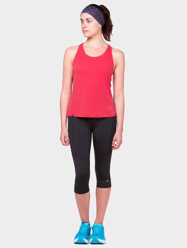 Ronhill Women's Tech Tencel Vest 01282 Sunset Marl/Saffron