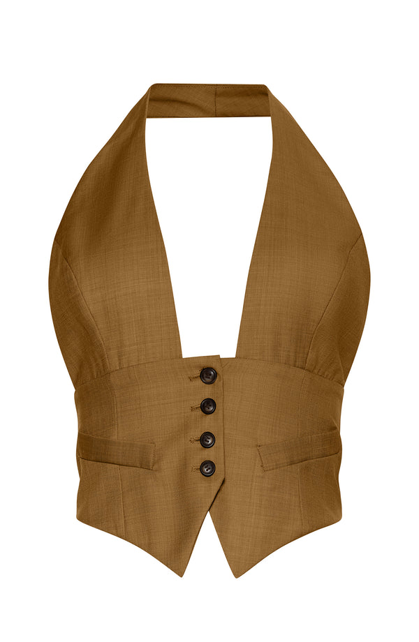 ronny kobo Alesis Vest - Camel