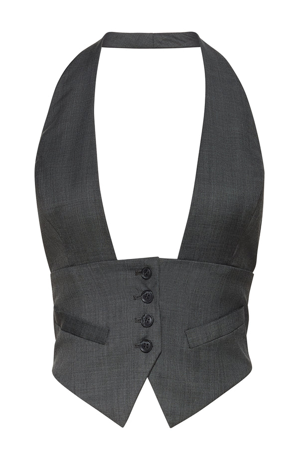ronny kobo Alesis Vest - Dark Grey