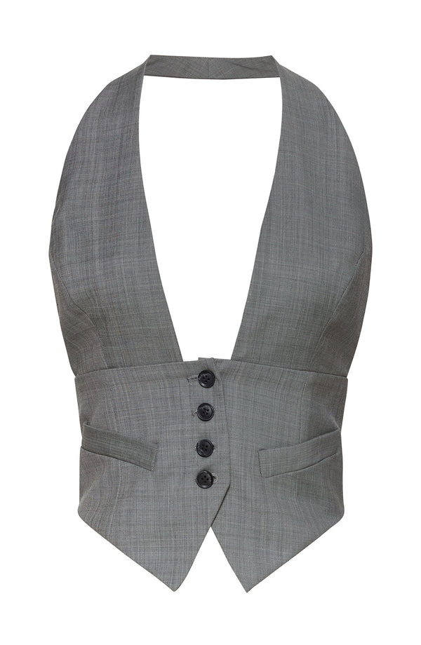 ronny kobo Alesis Vest - Light Charcoal