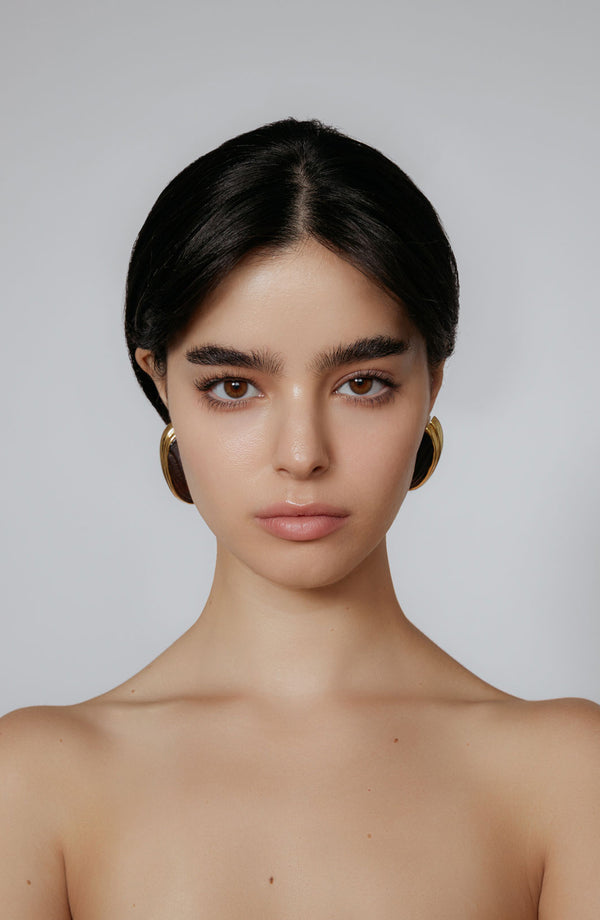 Ronny Kobo Aster Earrings - Dark Wood