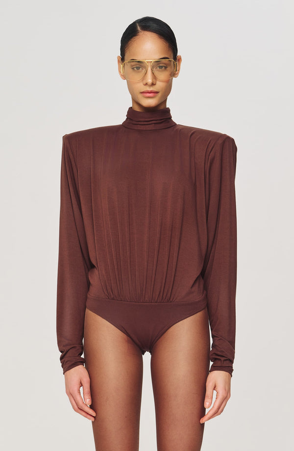 ronny kobo Bri Bodysuit - Brown