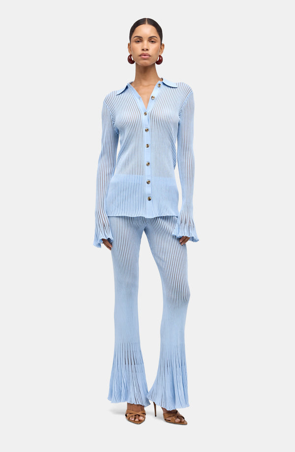 ronny kobo Dallas Knit Pants - Skyway