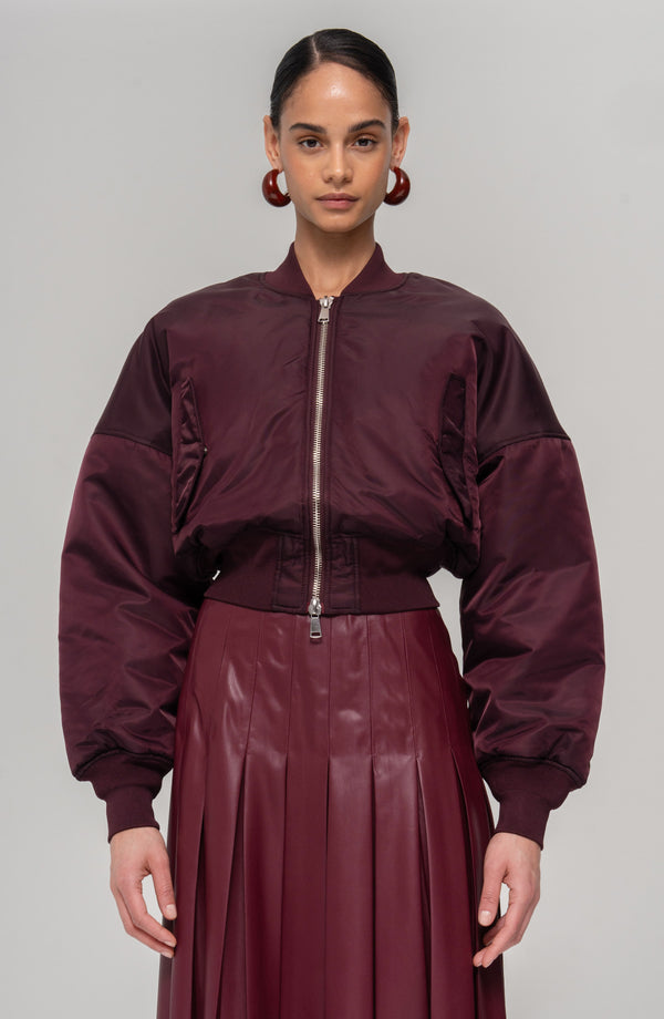 ronny kobo Elodie Jacket - Cabernet