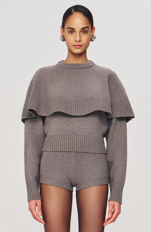 ronny kobo Evian Knit Top - Grey