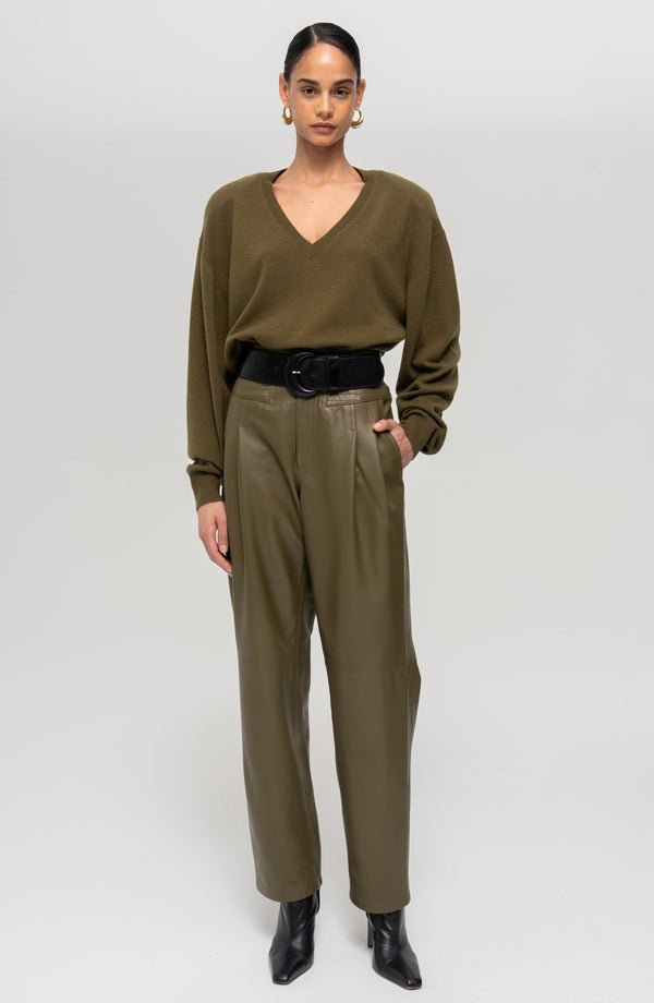 Ronny Kobo Landen Sweater - Olive