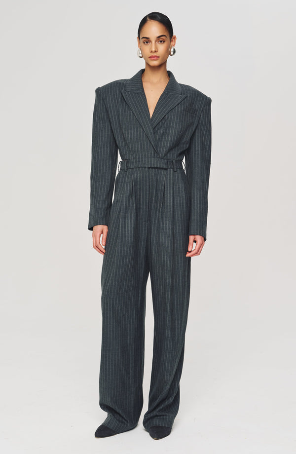 ronny kobo Michelle Jumpsuit - Charcoal White