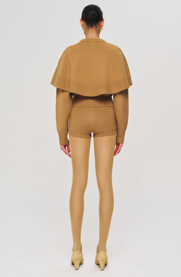Ronny Kobo Neoma Knit Shorts - Camel