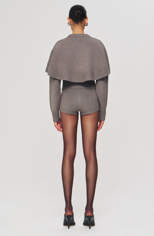Ronny Kobo Neoma Knit Shorts - Grey
