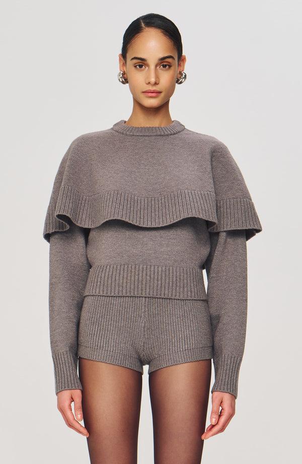 ronny kobo Neoma Knit Shorts - Grey