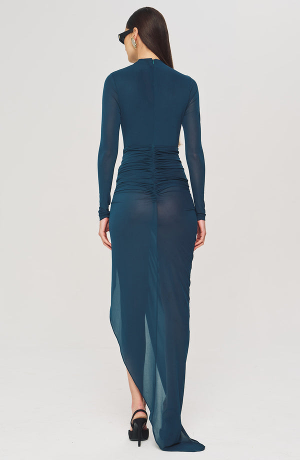 Ronny Kobo Sera Dress - Deep Teal