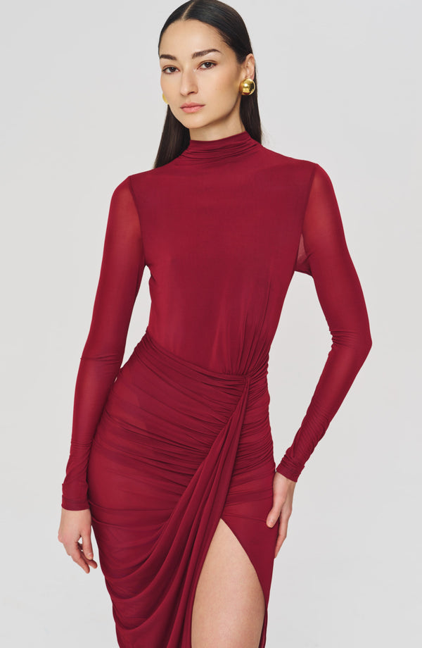 Ronny Kobo Sera Dress - Port