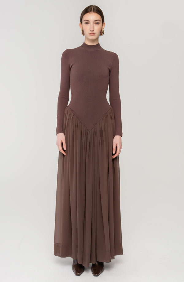 ronny kobo Speck Knit Dress - Chicory