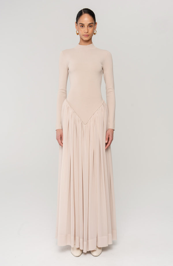 ronny kobo Speck Knit Dress - Sand