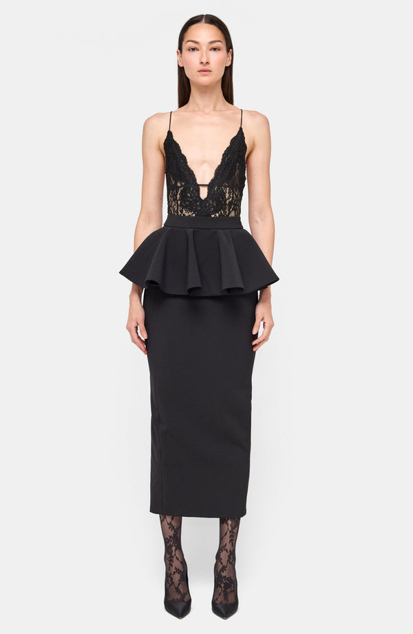 Ronny Kobo Terry Bodysuit - Black