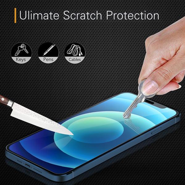 Roocase ROOCASE 3-Pack Glass Screen Protector For Apple IPhone 12 Include Easy Install Frame