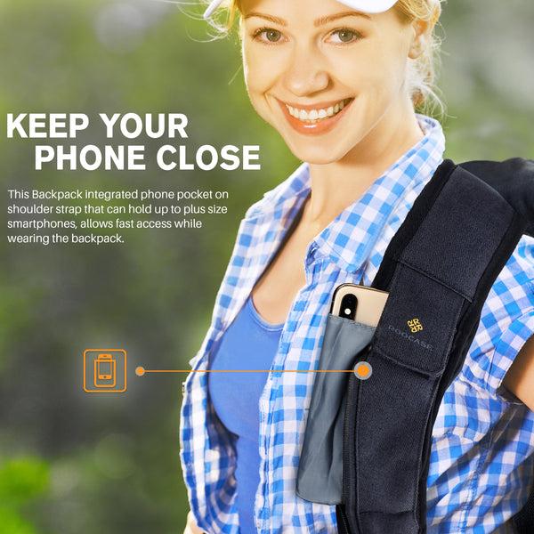 Roocase Roocase Balboa Backpack For 15.6 Laptop And Tablet - Daily Carrying Backpack - Black