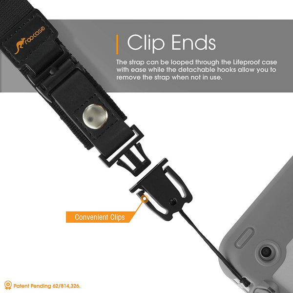 Roocase Roocase Breakaway Safety Shoulder Strap - Compatible With LifeProof NUUD/FRE IPad Case