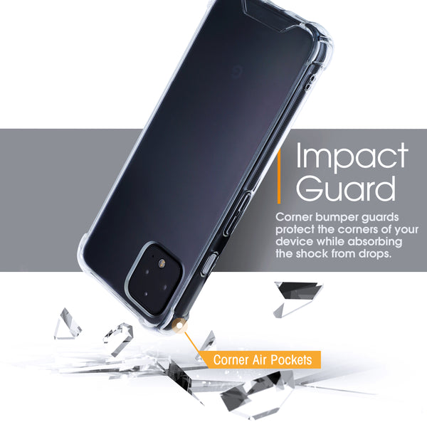 Roocase Roocase Plexis Case For Google Pixel 4 XL - Clear