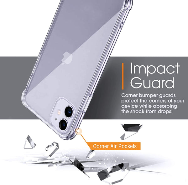 Roocase Roocase Plexis Clear Case For IPhone 11 (2019) Slim Transparent Cover With TPU Bumper