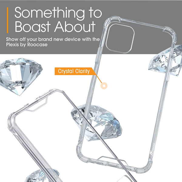 Roocase Roocase Plexis Clear Case For IPhone 11 Pro Max (2019) Slim Transparent Cover With TPU Bumper