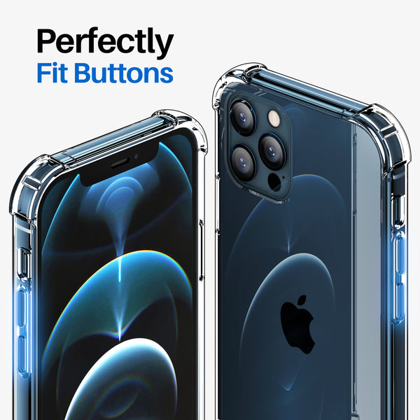 Roocase Roocase Plexis Clear Case For IPhone 12/12 Pro 6.1 Inch Slim Transparent Cover With TPU Bumper