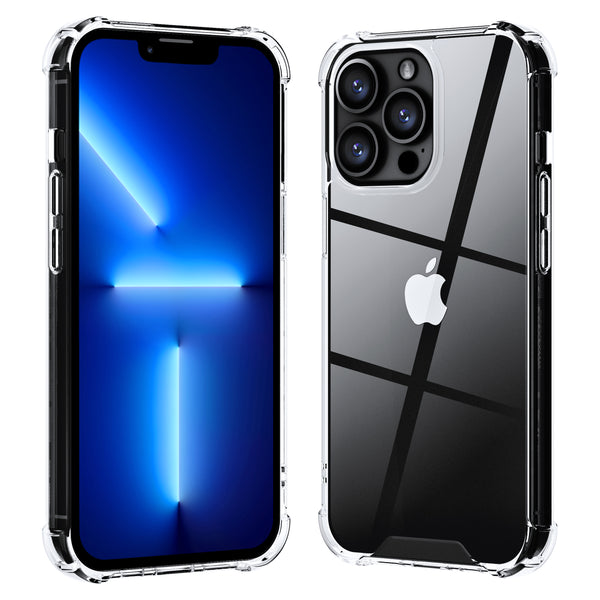 roocase Roocase Plexis Clear Case for iPhone 13 Pro Max (2021) Slim Transparent Cover with TPU Bumper