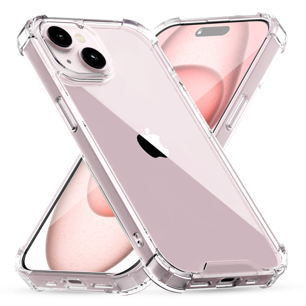 roocase ROOCASE Plexis Clear Case for iPhone 15 Plus Slim Transparent Cover