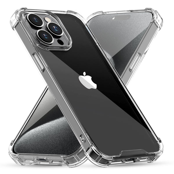 roocase ROOCASE Plexis Clear Case for iPhone 15 Pro Slim Transparent Cover