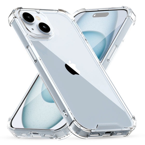 roocase ROOCASE Plexis Clear Case for iPhone 15 Slim Transparent Cover