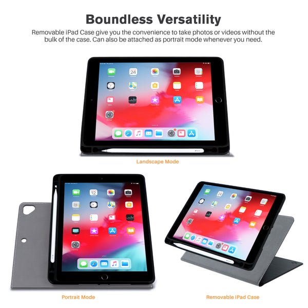 Roocase Roocase Sunset Case For IPad 10.2 2019 - Folio Smart Cover - Magnetic Case - Convenient Stand - Black