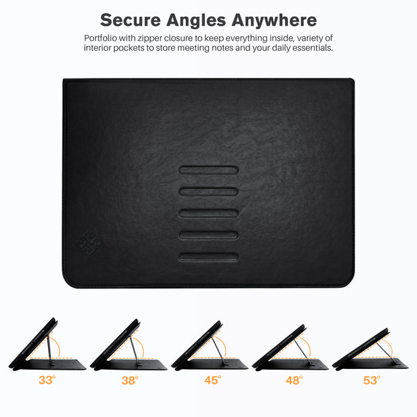 Roocase Roocase Sunset Case For IPad 10.2 2019 - Folio Smart Cover - Magnetic Case - Convenient Stand - Black