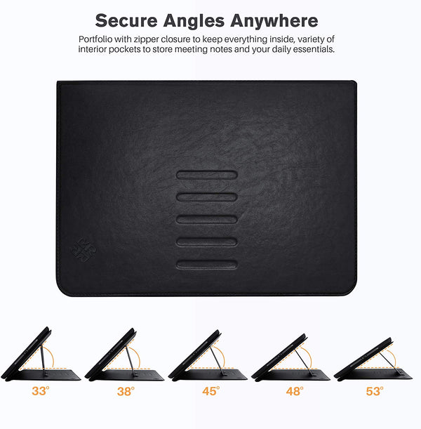 Roocase Roocase Sunset Case For IPad 9.7 (2018/2017) - Folio Smart Cover - Magnetic Case - Convenient Stand - Black