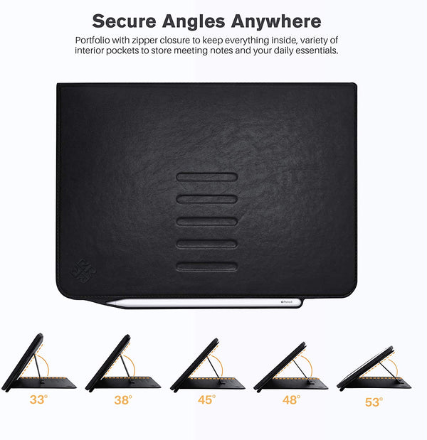 Roocase Roocase Sunset Case For IPad Pro 11 2018 - Folio Smart Cover - Magnetic Case - Convenient Stand - Black