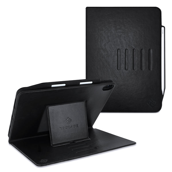 roocase Roocase Sunset Case for iPad Pro 11 2018 - Folio Smart Cover - Magnetic Case - Convenient Stand - Black
