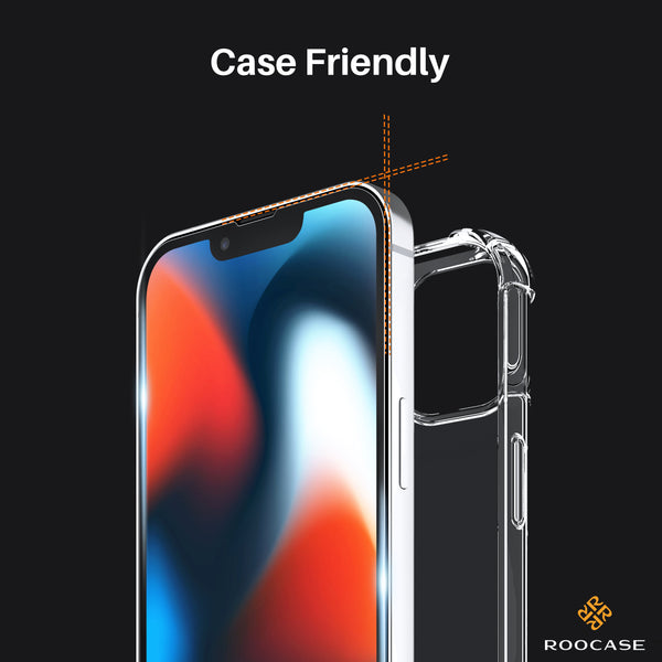 Roocase ROOCASE Tempered Glass Screen Protector For Apple IPhone 14 Plus (6.7 Inch) With Install Frame Pack Of 3