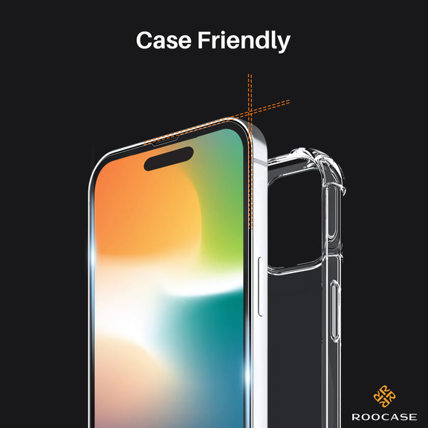 Roocase ROOCASE Tempered Glass Screen Protector For Apple IPhone 14 Pro (6.1 Inch) With Install Frame Pack Of 3