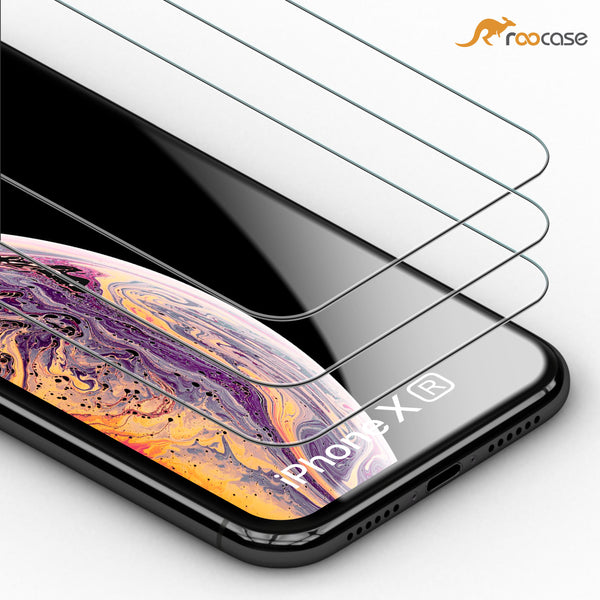 roocase Roocase Tempered Glass Screen Protector for iPhone 11 / iPhone XR - 3-Pack - Installation Frame