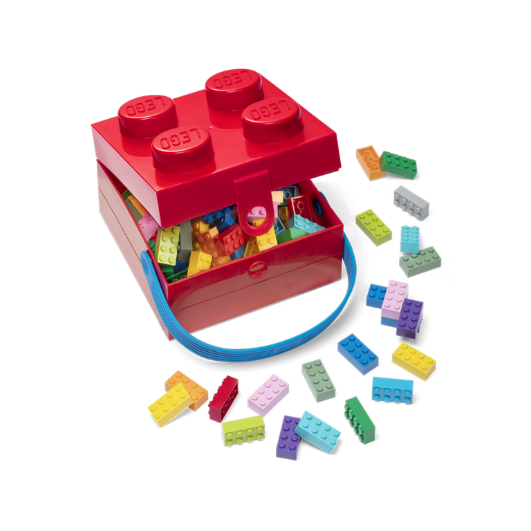 Room Copenhagen LEGOLEGO® Box With Handle Bright Red