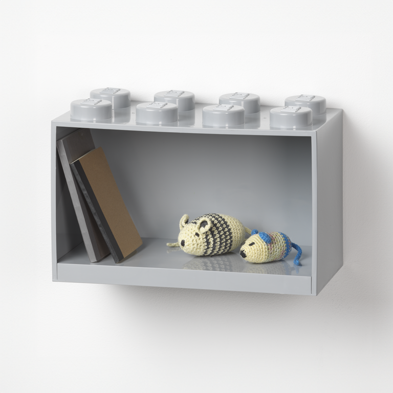 Room Copenhagen LEGOLEGO® Brick Shelf Medium Stone Grey