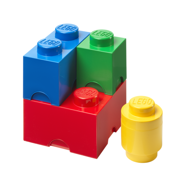 Room Copenhagen LEGOLEGO® Storage Brick Multi-Pack Bright Red