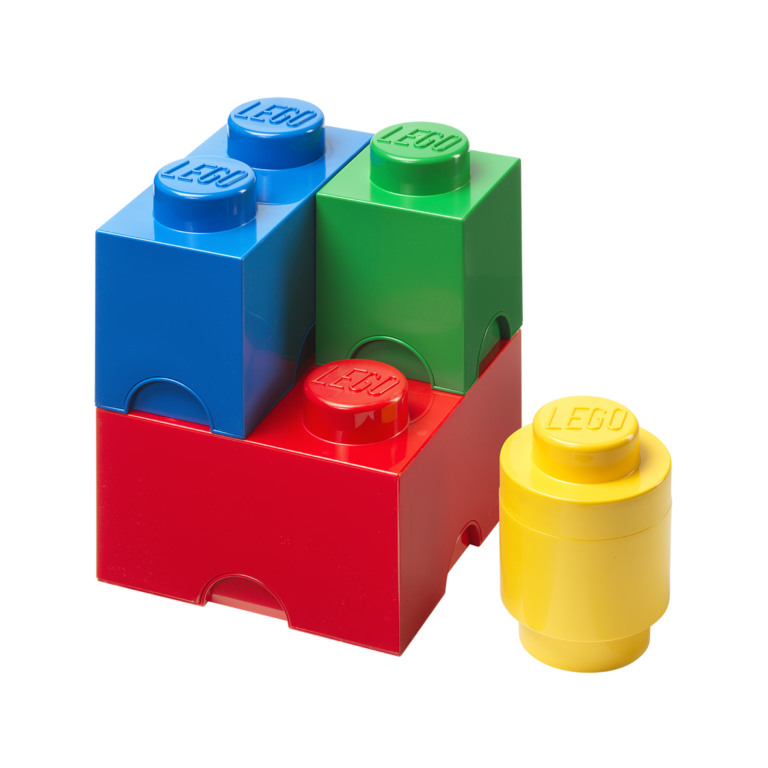 room copenhagen LEGOLEGO® Storage Brick Multi-Pack Bright Red