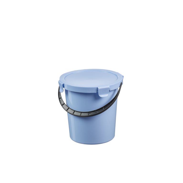 room copenhagen Plast TeamBerry Bucket w/ Lid Placid Blue