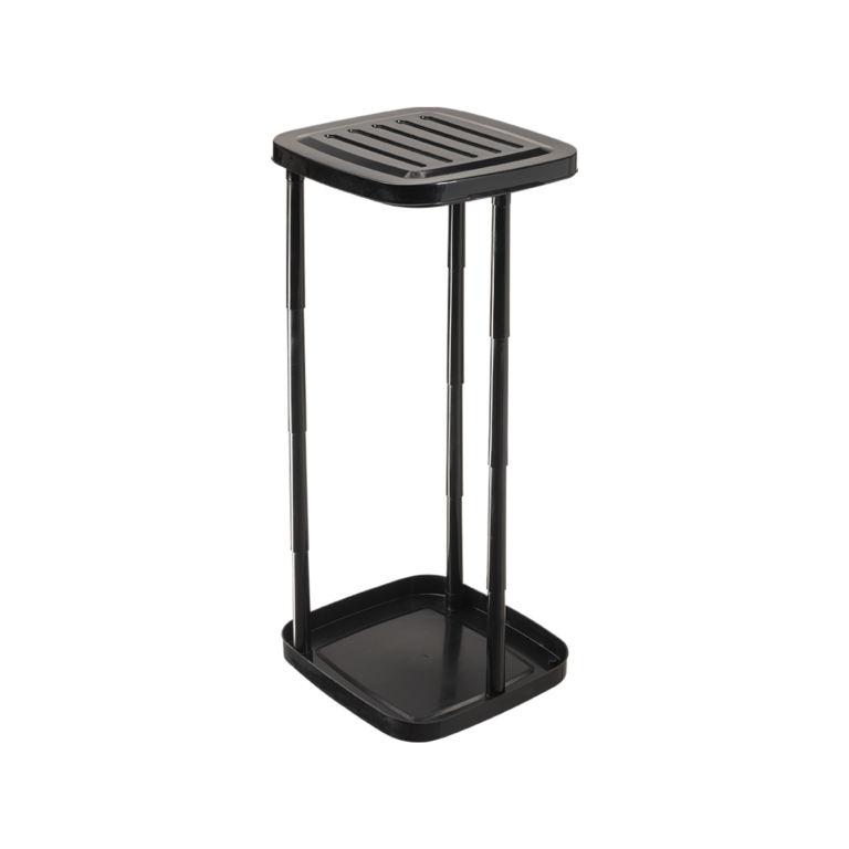 Room Copenhagen Plast TeamEco Garbage Bag Holder W/ Lid Black