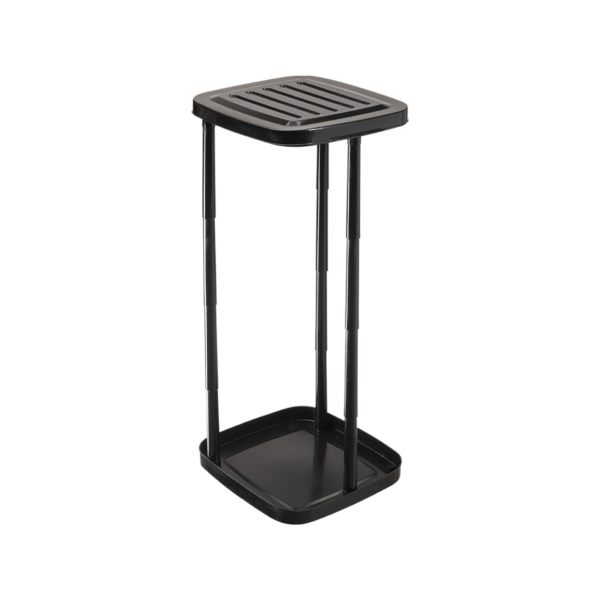 Room Copenhagen Plast TeamEco Garbage Bag Holder W/ Lid Black