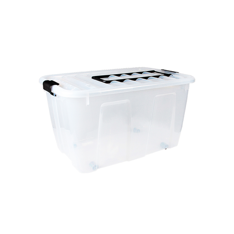 room copenhagen Plast TeamHome Box w/ Handle Translucent